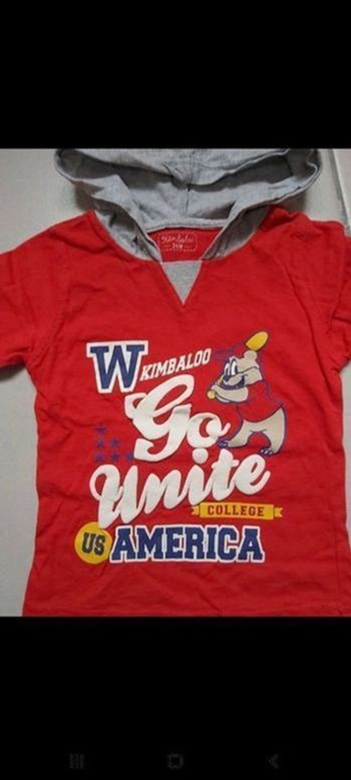 Tshirt à capuche manche longue 24 mois - photo numéro 2