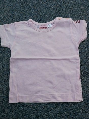 T-shirt MC rose 6M Pick ouic