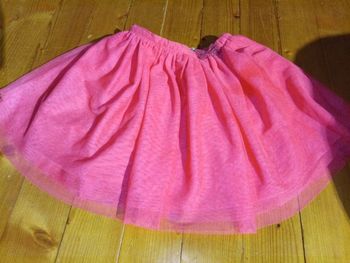 Jupe tulle rose fluo