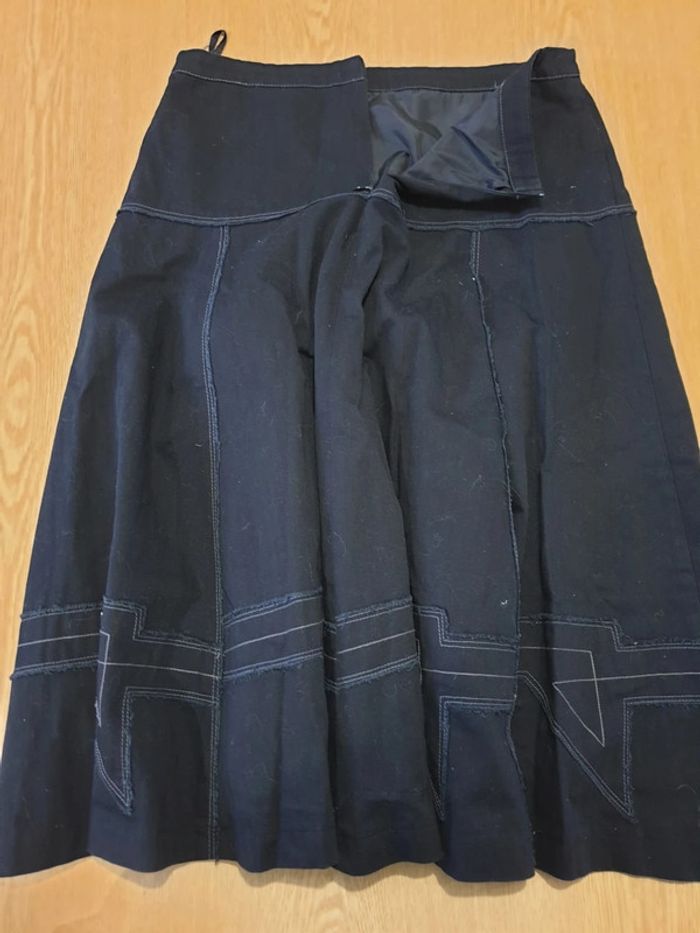 Jupe longue femme New Man T40 long 70cm noir - photo numéro 2