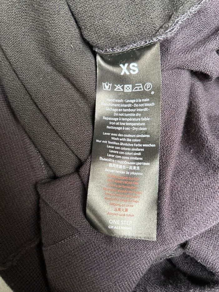 Pull bleu et noir One Step - Taille XS - photo numéro 4