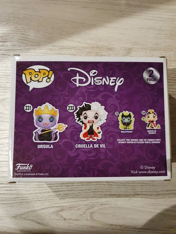 2-Pack Pop Ursula et Cruella - photo numéro 3