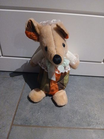 peluche Souris Vintage