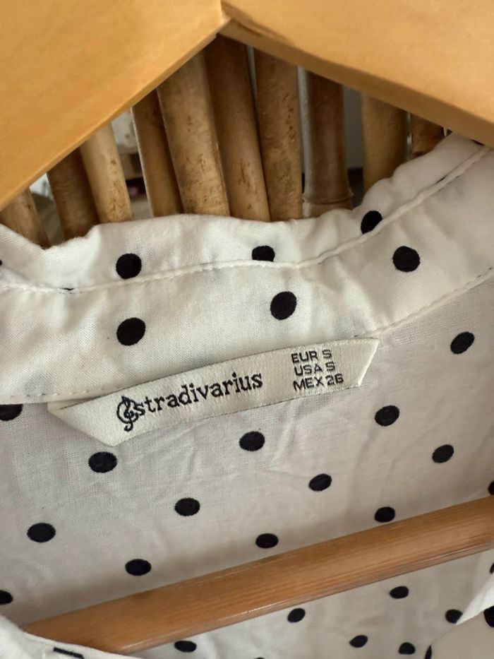 Chemise blanche à pois - photo numéro 2