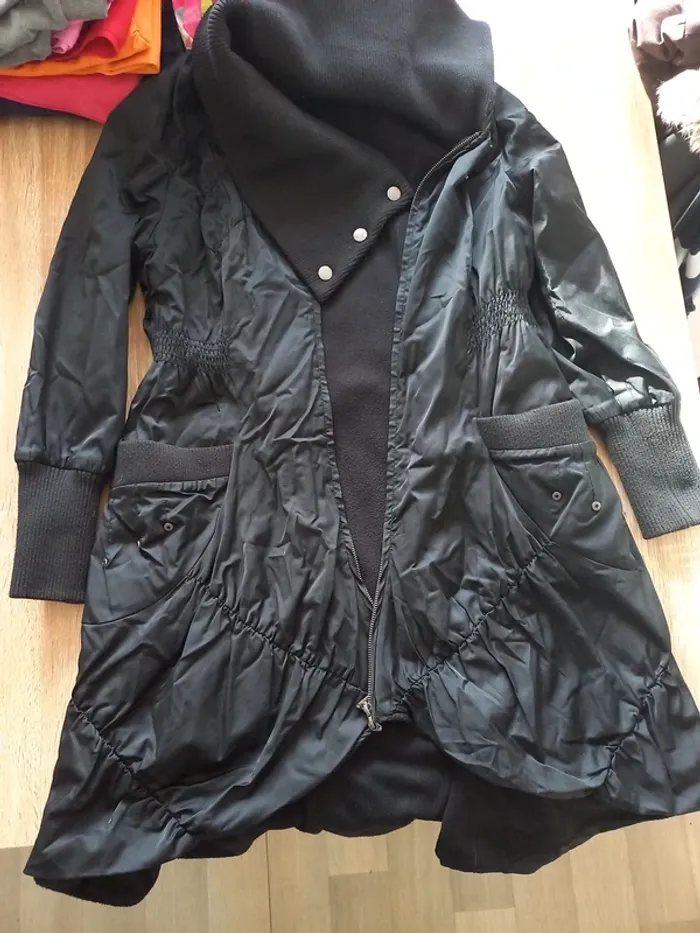 Manteau noir femme 44/46 - photo numéro 10