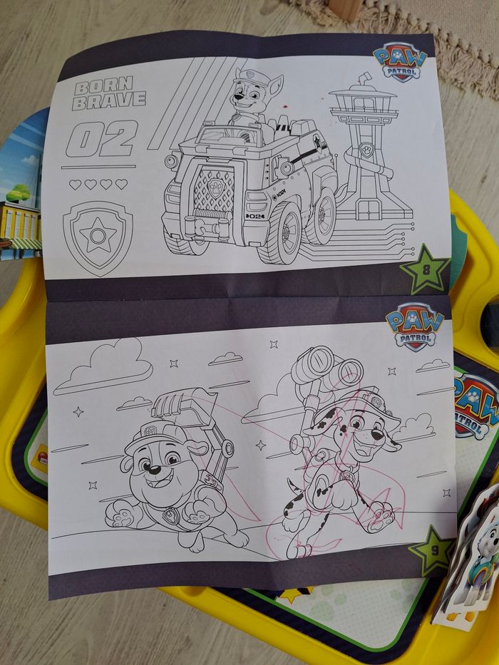 Bureau/pupitre enfant pat patrouille - photo numéro 6