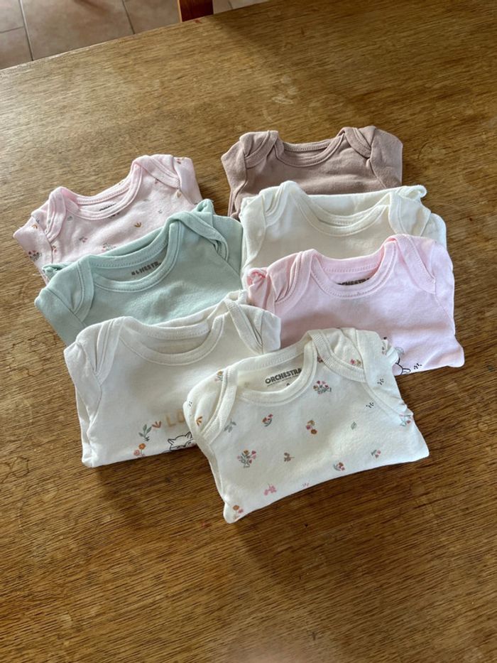 Lot de 7 bodies manches longues orchestra