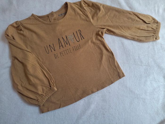 Maillot un amour de petite fille . Manches longues