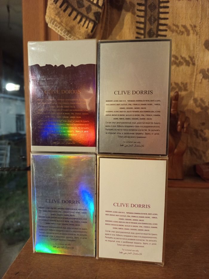 Lots de 4 parfum club de nuit b'y clive dorris - photo numéro 2