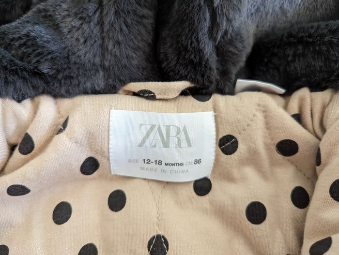 Manteau Zara nounours neuf 12-18 - photo numéro 4