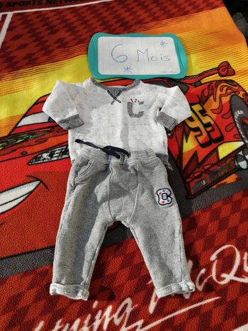 Ensemble Pull creeks + pantalon orchestra 6 mois