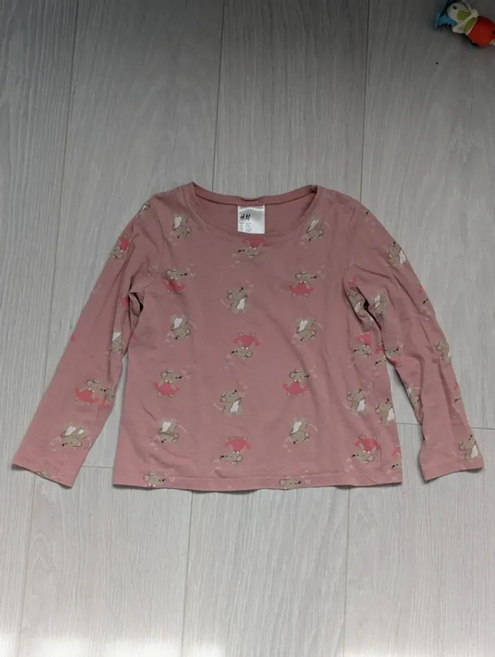 T-shirt manches longues h&M - photo numéro 2