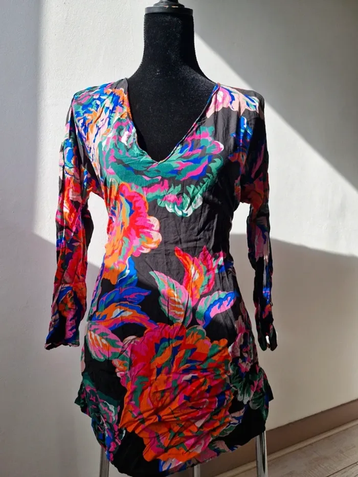Robe fleuris zara - photo numéro 3