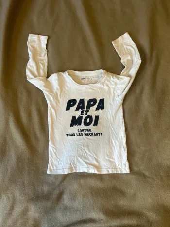T shirt manches longues enfant
