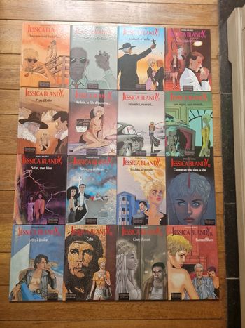 Lot de 16 bd Jessica blandy 1 à 16