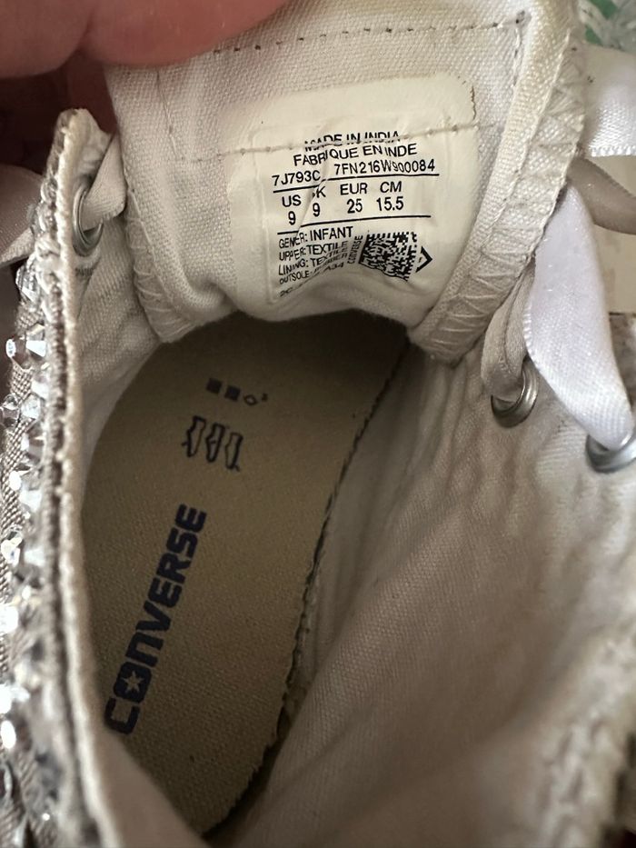 Converse strass mimanera fille taille 25 - photo numéro 4