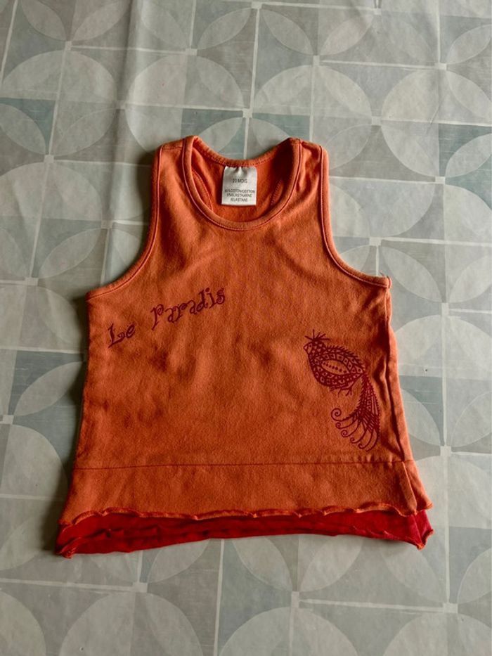 T shirt fille - Kiabi - 23 mois - en très bon état
