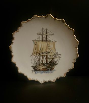 Assiette décorative bateau 🚤 