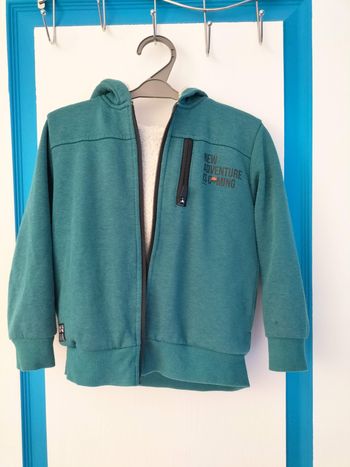 Gilet zippé doublé sherpa