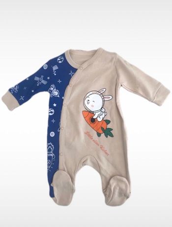 Combinaison , Grenouillère à bouton 0-3/3-6/6-9 mois