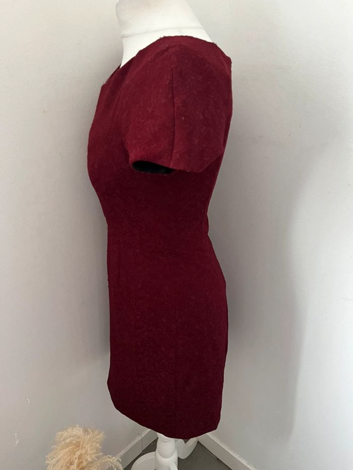 Robe cintrée bordeaux The Kooples S - photo numéro 4
