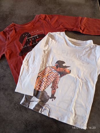 Lot de 2 pulls 5 ans Kiabi