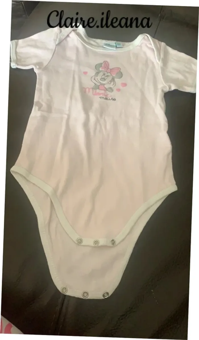 🛑body minnie taille 12mois🛑 - photo numéro 2