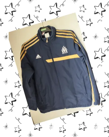Veste zippée Adidas Olympique de Marseille – 11/12 ans – Très bon état