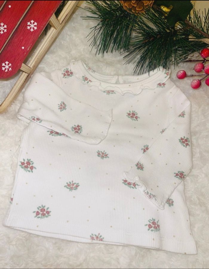 Lot de 5 tee-shirts manches longues bébé fille 3 mois – Zeeman & Kiabi - photo numéro 2