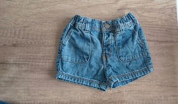 Short en jean garçon 9 mois