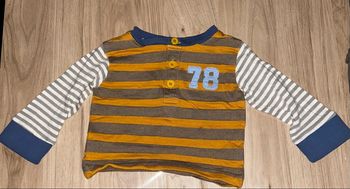 Thee shirt manches longues à rayures