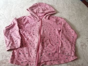 Gilet rose avec étoiles taille 6 ans
