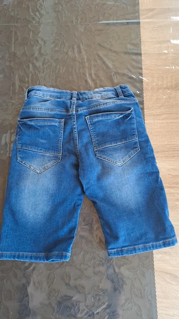💚Short en jean garçon – Chapter Young – Bleu denim - 10 /11 ans - photo numéro 3