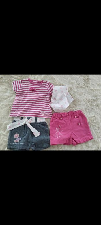 Lot n°1 vêtements été 3 mois bébé fille