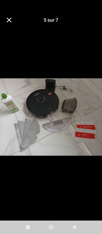 Aspirateur laveur robot Roborock Q5 Pro Black