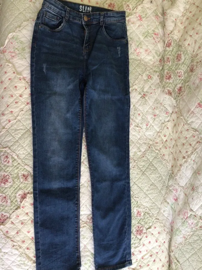 Jeans slim fille 14 ans