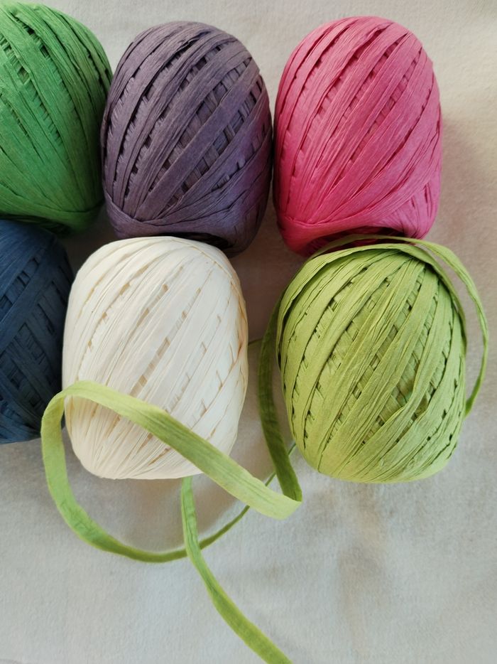 Raphia Paper Loisirs créatifs Crochet multicolore - photo numéro 4