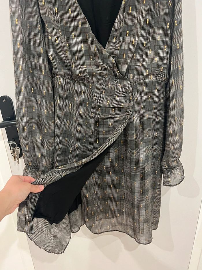 Jolie robe portefeuille femme Naf Naf 44 - photo numéro 4
