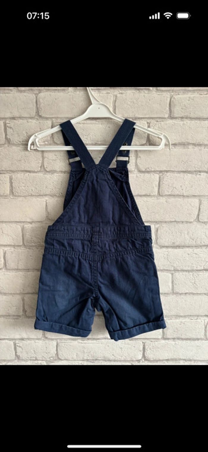 Salopette short gemo taille 12 mois - photo numéro 2