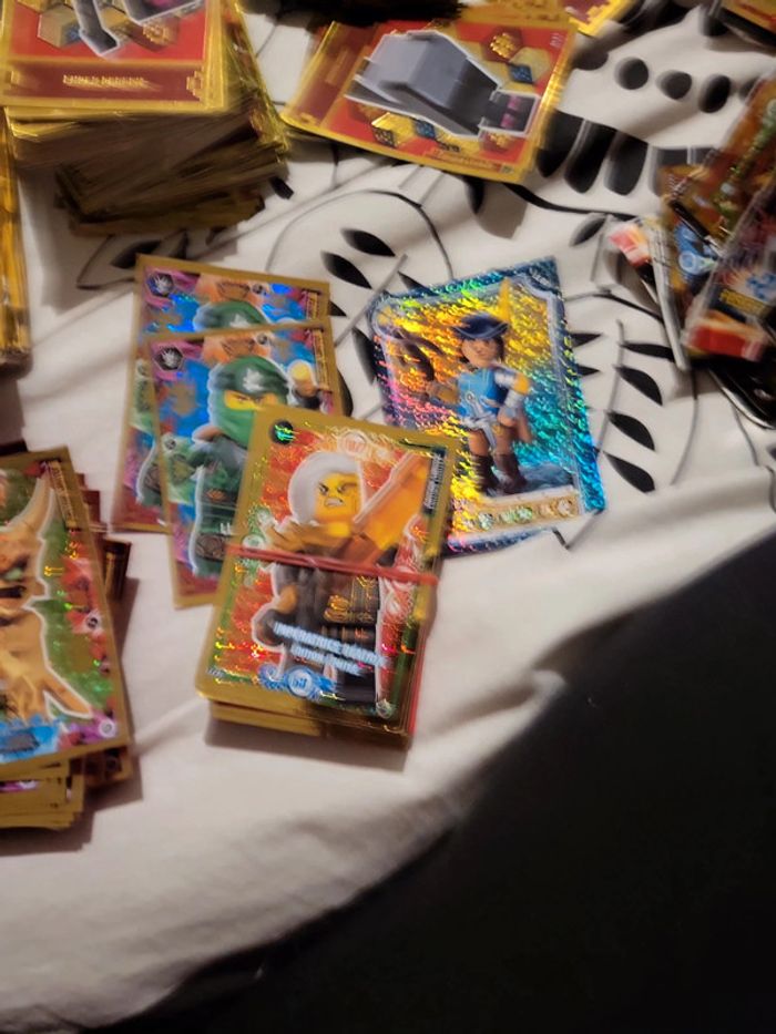 Gros lot de carte lego brillante - photo numéro 11