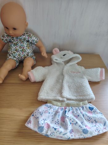 Manteau  ourson + jupe