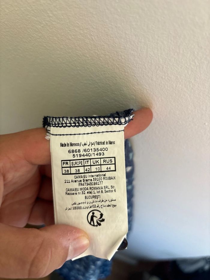 Blouse manches longues femme taille 38 de marque Camaïeu - photo numéro 5