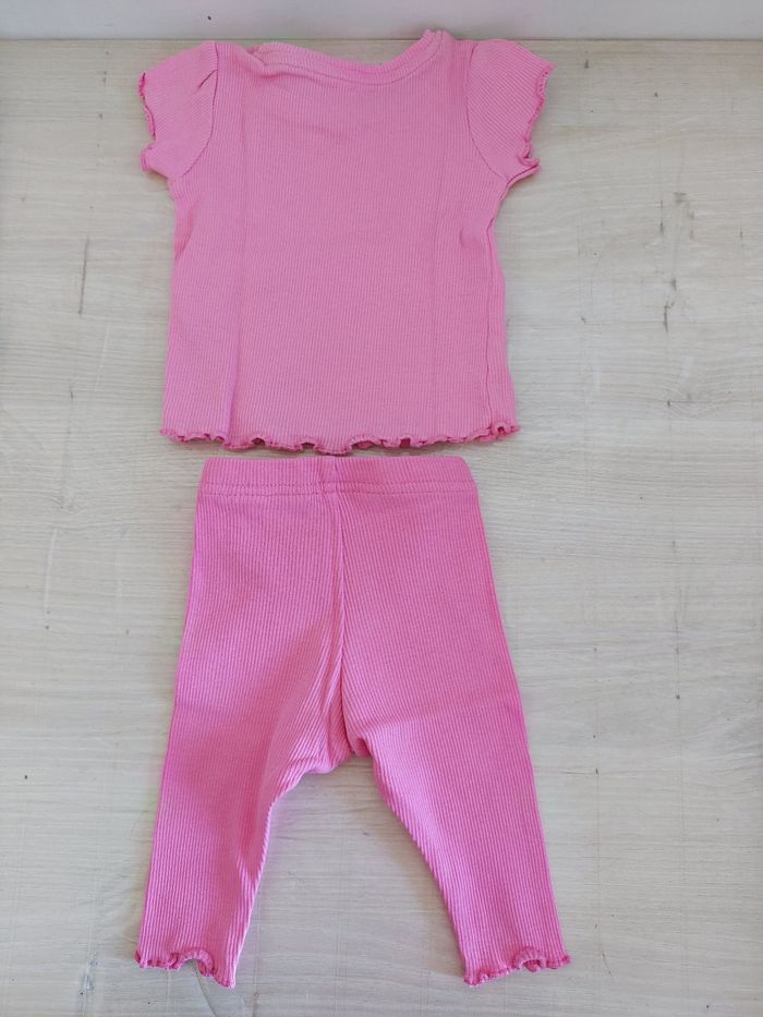 Ensemble rose fille 0/ 3 mois - photo numéro 3