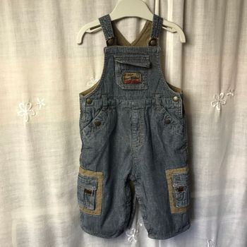 Salopette en jeans doublé polaire 12 mois Sergent major