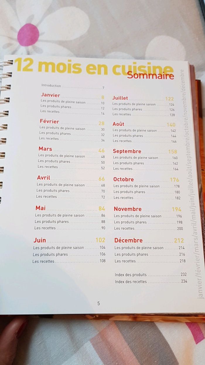 Livre 12 mois en cuisine - photo numéro 2
