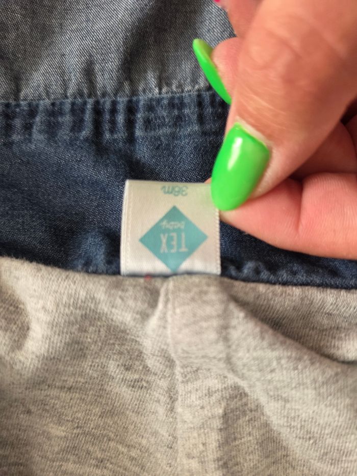 Veste jean avec capuche 36 mois - photo numéro 2