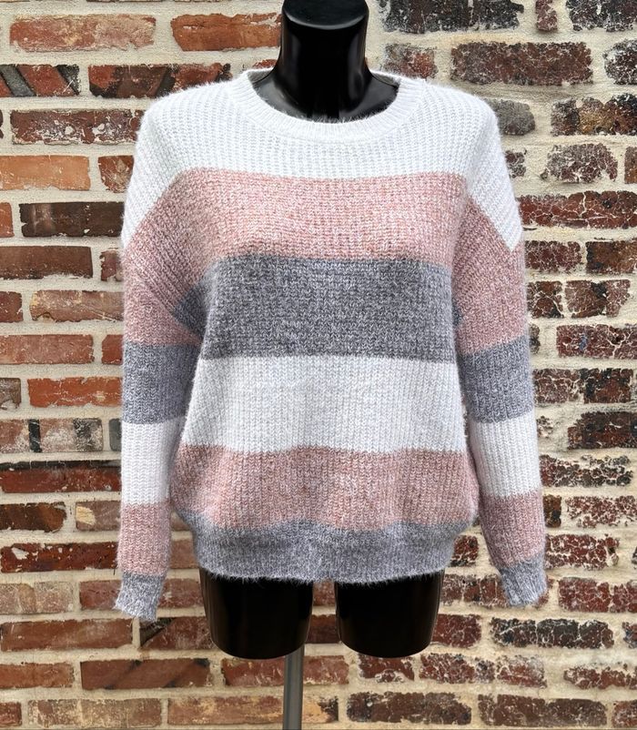 🌸Pull col rond doux – Taille 36 Shein