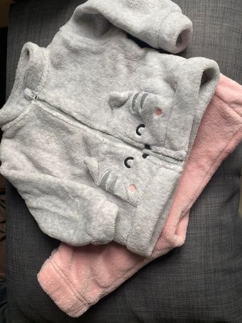 Ensemble veste + pantalon pilou bébé 18m Tex