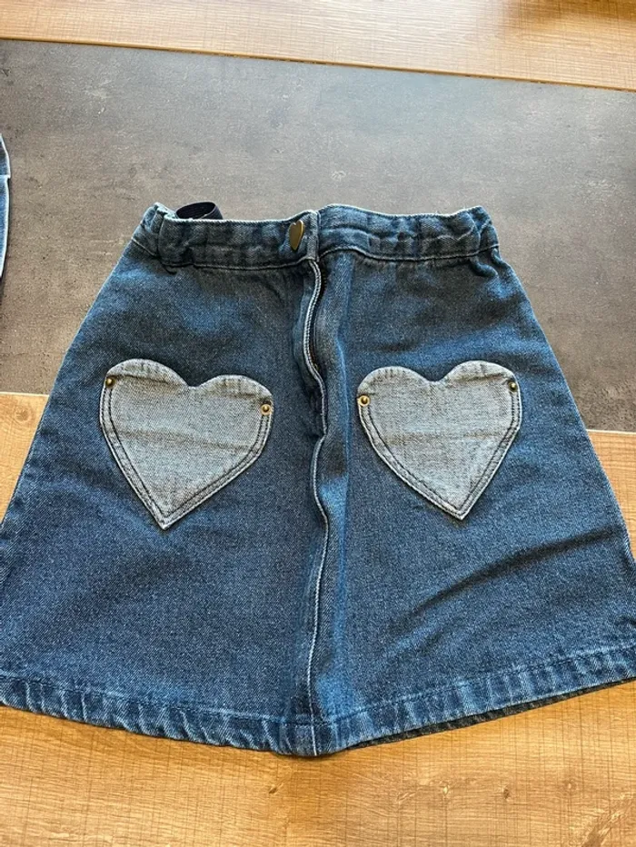 Lot jupe en jeans 8 ans Okaidi/DPAM - photo numéro 6