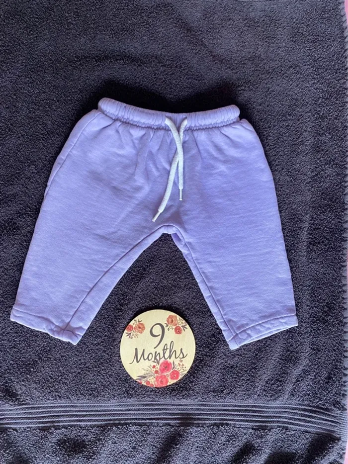 Pantalon violet Kiabi 9 mois